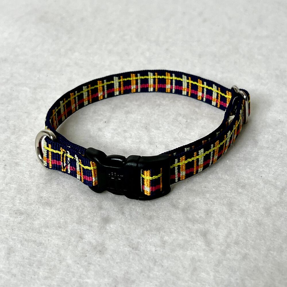 Pet Supplies Plus Multicolor Plaid Dog Collar